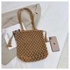 Bolso Tejido Vintage Hecho a Mano Accesorios de Borlas Bolso de Red de Pesca Vacaciones de Verano Playa Bolso de Mujer Bolso de Red Portátil Estilo Fresco Bolso de Mujer