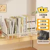 Suporte para documentos, organizador de arquivos de mesa, caixa de armazenamento de arquivos de mesa de escritório multifuncional com porta-canetas e prateleira de classificação