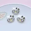 Accesorios de Resina de Gato de Dibujos Animados para Bricolaje Pegamento de Crema Pegatinas para Funda de Teléfono Pasadores para el Cabello Adornos para el Cabello Materiales para Decoración de Zuecos
