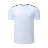 Camiseta de secado rápido de nylon transfronteriza para hombre Amazon ebay fitness running cuello redondo deportiva manga corta de seda helada top de entrenamiento