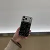 Funda Plateada con Línea Dorada Electrochapada Kt Apple 17Promax para Teléfono Móvil Adecuada para 16Pro/15Pro Pegamento 14Pro