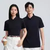 01Camisa polo, seda de hielo, verano, corporativo, transpirable, 10 mujeres mismo estilo, piqué manga corta, hombre cuello camisero manga corta, 88 Lyocell 2