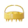 Cepillo para Champú Transfronterizo Temu, Cepillo Masajeador de Silicona Suave para Uso en Casa para Limpiar el Cuero Cabelludo y el Cabello, Doble Uso para Cabello Seco y Húmedo, Herramienta para Lavar el Cabello