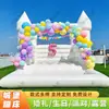 Exportación Transfronteriza de Castillos Blancos de Boda, Trampolines, Toboganes, Espacios Inflables para Fiestas de Cumpleaños Infantiles, Disponibles en Múltiples Colores