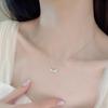 Collar de ángel de amor para mujer, nuevo nicho de moda, versátil, cadena de clavícula para novia, TikTok, Little Red Book, mismo estilo