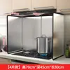 Estufa de gas aislamiento térmico deflector de fuego cocina acero inoxidable deflector de aceite tablero de aislamiento térmico alta temperatura a prueba de fuego salpicaduras de aceite de estufa