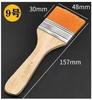 Escova de quadro de lã de nylon escova de churrasco escova de pintura para grafite nº 1-12 pincel de pintura escova de quadro para pintura a óleo escova de limpeza para remoção de poeira