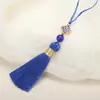6cm Xiangyun Pequeno Pingente de Franja com Borla Joia Artesanal Decoração Pingente para Capa de Celular Pingente Marcador de Página Acessórios de Grampo de Cabelo