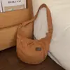 2025 Nova Bolsa Tote de Inverno Feminina Grande Capacidade Mochila de Trabalho Lona Ins Moda Passeio Mochila de Viagem
