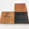 Empaque de Terminal Caja de Madera Almacenamiento Soporte Interior Impresión de Logo Música para Coche Tapa abatible Caja de Empaque USB Digital