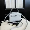 Bolsa de Mão com Padrão de Pedra Estilo Coreano 2026 Verão Nova Moda Casual Elegante Bolsa de Ombro Personalizada Cor Sólida Bolsa Transversal