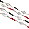 Acessórios para Joias DIY Série Pérola Grande Romboidal Contas de Cristal Cor Duradoura Corrente Feita à Mão Colar Pulseira Material para Roupas