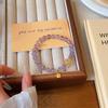 Pulsera de Cristal de Amatista Amarilla Natural en Torre para la Riqueza, Pulsera con Colgante de Bendición Dulce y Simple de Estilo Chino Nuevo para Mujer