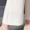 Calça de pernas largas de meia-idade feminina verão 2023 nova cintura alta drapeado plus size calça casual de verão mãe de algodão e calça de linho