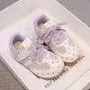 Sapatos Estudantis Femininos Verão 2026 Novo Modelo Tênis Esportivos Infantis para Crianças Pequenas, Médias e Grandes com Malha Respirável e Solado Macio