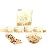 Bolsa de leche de soya cocida ingredientes crudos bolsa de ingredientes de cinco granos y granos varios para máquina de romper paredes para hacer leche de soya bolsa de cocina ingredientes desayuno delicioso empaque individual