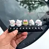 Lindo Letrero de Estacionamiento Temporal de Perro Maltés para Decoración Interior de Coche