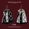 Regalo de Navidad bufanda roja cervatillo para mujer combinable para días de otoño e invierno cálida extendida estudiantes coreanos linda bufanda hipoalergénica