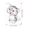 Calcomanía de PVC para Inodoro de Animales de Dibujos Animados Jirafa Cebra Serie CH Calcomanía de Pared Decorativa para Inodoro Transfronteriza
