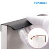 Puxador Moderno Invisível Resistente Superior Dourado Preto Nórdico Puxador de Borda para Porta de Armário Gaveta Guarda-Roupa