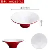 Melamina Imitación Porcelana Comercial Creativo Hielo Raspado Bol de Hielo Fruta Helado Vajilla Bol de Postre Bol de Agua Azucarada Bol de Helado