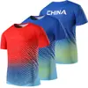 Ropa deportiva de voluntario de verano, Uniformes de equipo, Camisetas de cuello redondo de manga corta para hombre, mujer y niño, Uniformes escolares, Uniformes de entrenador, Venta al por mayor personalizada