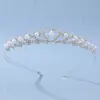 Diadema de Perlas y Pedrería para Mujer Lavado de Cara Verano Accesorios para el Cabello Coreano Simple Elegante Lindo Estilo Mori Diadema de Hada Sombrerería