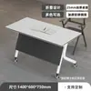 Mesa de Conferência Dobrável Móvel, Mesa Longa, Conjunto de Mesa e Cadeira Modular para Educação em Sala de Aula e Treinamento, Combinação Multifuncional