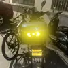 Pegatinas Reflectantes para Cascos de Motocicleta Eléctrica, Película Reflectante Creativa Personalizada de Advertencia Nocturna, Pegatinas Decorativas para Coches