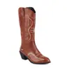 Comercio exterior 48 botas bordado grueso 40 nuevas botas de jinete botas altas Europa y Estados Unidos botas de punta alta talla grande botas blancas mujer