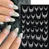 Belleza Completa Transfronteriza Nuevas Pegatinas para Uñas con Borla Brillante Dorada y Plateada Pegatinas para Uñas Francesas