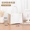 Bolsa de Mensageiro Ecológica Atacado Bolsa de Linho Bolsa de Lona Impermeável Revestida Bolsa de Lona Artesanal DIY Borboleta Morcego Impressa com Logo