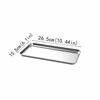 Plato rectangular grueso plano de acero inoxidable 304 para rollos de arroz, plato de cuero frío