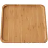 Bandeja de Bambú Hogar Restaurante Bandeja para Juego de Té Hotel Rectangular Bandeja para Refrigerios Simple Bandeja de Bambú para Frutas