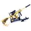 Peace Elite con Paquete de Accesorios M416 Dragón Dorado de Cinco Garras Supremo Set Dragón Dorado Modelo de Arma de Metal Hecho a Mano