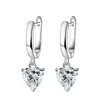 Amazon Aliexpress Amor Transfronterizo Conjunto de Circonita Pendientes Anillo Colgante Collar con Forma de Corazón Conjunto de Tres Piezas