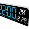 Nuevo Reloj Despertador de Pantalla Grande, Reloj de Escritorio LED Simple, Reloj Creativo, Reloj de Escritorio de Tamaño Grande, Se Puede Colgar 0707
