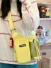 Bolso Bandolera Funcional Estilo Japonés con Esquema de Colores Vibrantes y Múltiples Bolsillos, Adecuado para Parejas para Compras Diarias y Viajes al Aire Libre