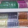 Danza de la Cinta de Cebolla Colorida Ropa Étnica con Varias Especificaciones, Cinta de Cebolla Dorada y Plateada, Accesorios Hechos a Mano Rosas, Cinta de Cebolla Brillante en Stock