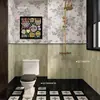 Azulejo de pared para baño estilo retro francés, tira larga de 75*300 mm, travertino mate antiguo, azulejo de pared totalmente cerámico antideslizante y resistente al desgaste