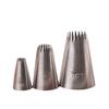 3 piezas 18 dientes multi-dientes Flor de Galleta Boquilla de hojaldre boquilla de proteína azúcar soluble frijol apretar Boquilla de Flor Acero inoxidable 304 boquilla de repostería