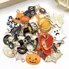 Halloween Transfronteiriço Amazon Liga de Zinco Gota de Óleo Chapéu de Abóbora Bruxa Pingente DIY Acessórios de Pingente Atacado