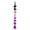 Peluca con Cola de Caballo Trenza de Burbujas de Farolillos Coloridos de una Sola Tira, Accesorio para el Cabello con Trenza de Burbujas Coloridas [Procesamiento Personalizado]
