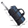 Bolsa de Herramientas Carrito Gigante Multifuncional Personalizada por el Fabricante, Bolso de Mano de Lona Resistente y Duradero de Grado Industrial con Ruedas