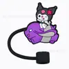 Tapa para pajita Sanrio, funda de silicona de grado alimenticio para pajita, tapa antipolvo para pajita de 10 mm, tapón para pajita de 8 mm
