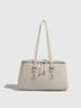 Bolso de Hombro con Doble Cremallera Mismo Estilo que Blogger Coreana Nicho Ins Gran Capacidad Caja Cuadrada Bolso Bandolera de Viaje Bolso de Axila para Mujer