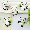 Novo clipe de cabelo fofo de desenho animado urso trabalhador resina feita à mão creme gel acessórios de joalheria faça você mesmo pingente para capa de celular