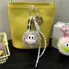 Colgante de Bolso Miu Muñeco de Peluche de Dibujos Animados Lindo Llavero de Muñeca Fea Linda Colgante para Mochila Cuerda Trenzada Colgante para Teléfono Móvil