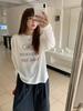 Blusa Yiyi Paradise Travel Season Tencel Proteção Solar para Mulheres na Primavera e Verão, Solta e Lazy Chic Coreana de Manga Comprida