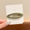 Pinza para el Cabello de Lana con Estampado de Leopardo para Otoño e Invierno para Mujer, Elegante Pinza para Flequillo Lateral, Pinza BB de Gama Alta para Pelos Sueltos, Pasador de Moda Estilo Retro